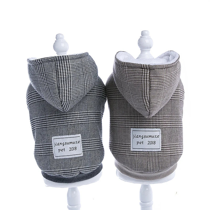 

Soft Thickening Cotton Puppy Dogs Coat Jackets Pet Accessories Autumn Winter Warm Hooded Pet Dog Clothes With Hood