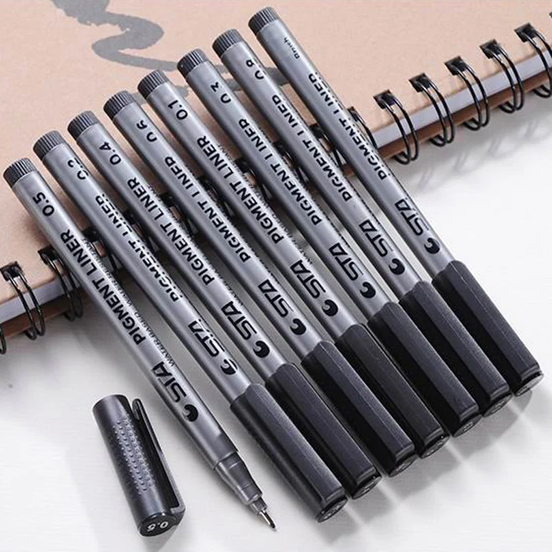 Art Markers Brush Pen Pigment Sketch Pens Art Supplies permanent markers pen marker art marker pens etc For STA