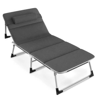 

Lounge Chair Folding Lunch Break Bed Office Portable Nap Bed Camp Bed Couch Simple Escort Single Bed Folding Bed