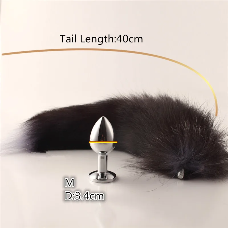 Экзотические аксессуары милый хвост со съемным гладким прикосновением