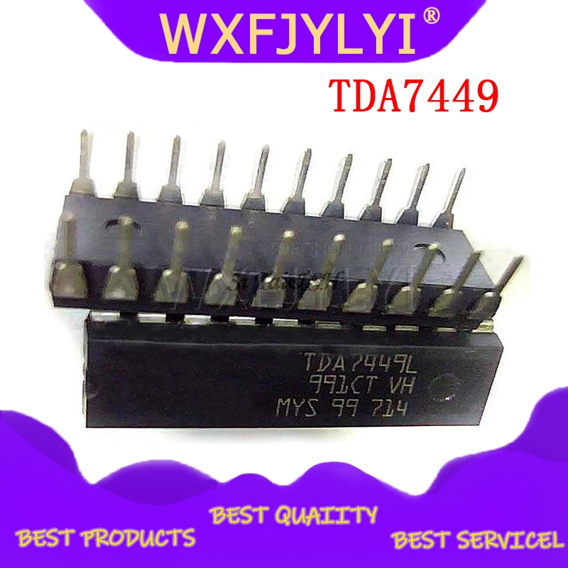 5 шт. TDA7449 7449 DIP TONE управление цифровым управлением аудио процессор CNC | Электронные