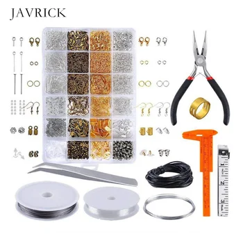 

24 Grid Jewelry Making Set Accessories with Repair Tools Handmade Adults and Beginners DIY Pendant Accessories Jewelry Making