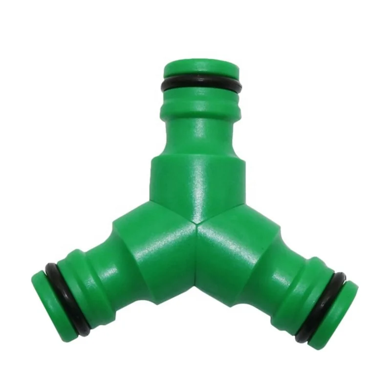 

1PC Practical Plastic Hose Quick Connector Coupling Tap Adapter 3 Way Splitter Garden Irrigation Watering Water Gun Tee Joint