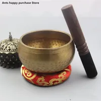 Nepal handmade Buddha Tibet bowl bowl ritual music therapy copper chime copper Tibetan Singing Bowl 1