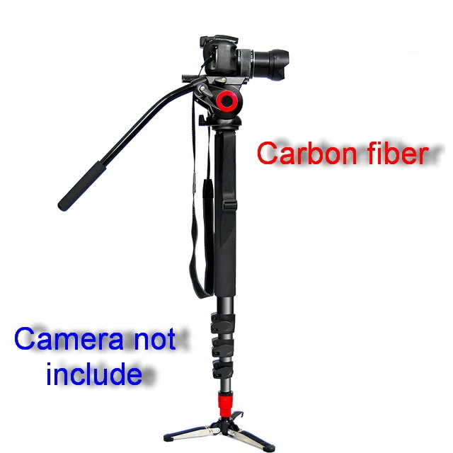 Carbon fiber Miliboo MTT704 штатив монопод для камеры штатив с жидкой головкой - Цвет: Carbon fiber