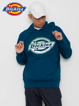 

Genuine Dickies High Quality Fashionable Comfortable Breathable Light Color Printed Couple Contrast Color Casual Sweatshirt