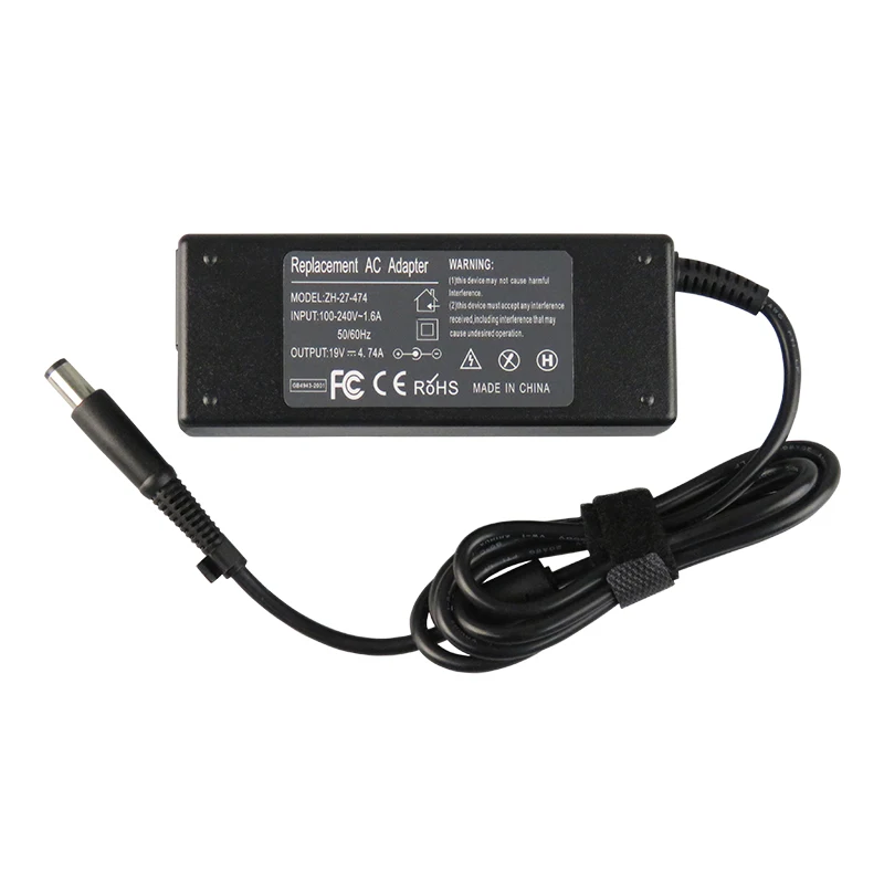 19V 4.74A 7.4*5.0 AC Notebook Adapter Laptop Power Supply HP 6535s 6570b 6530s 6930p 6530b ProBook 430 G1 HP Pavilion