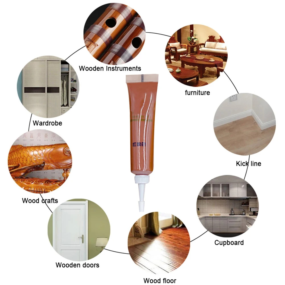 

New Wood Furniture Touching Up Kit Marker Cream Wax Scratch Filler Remover Repair XOA88