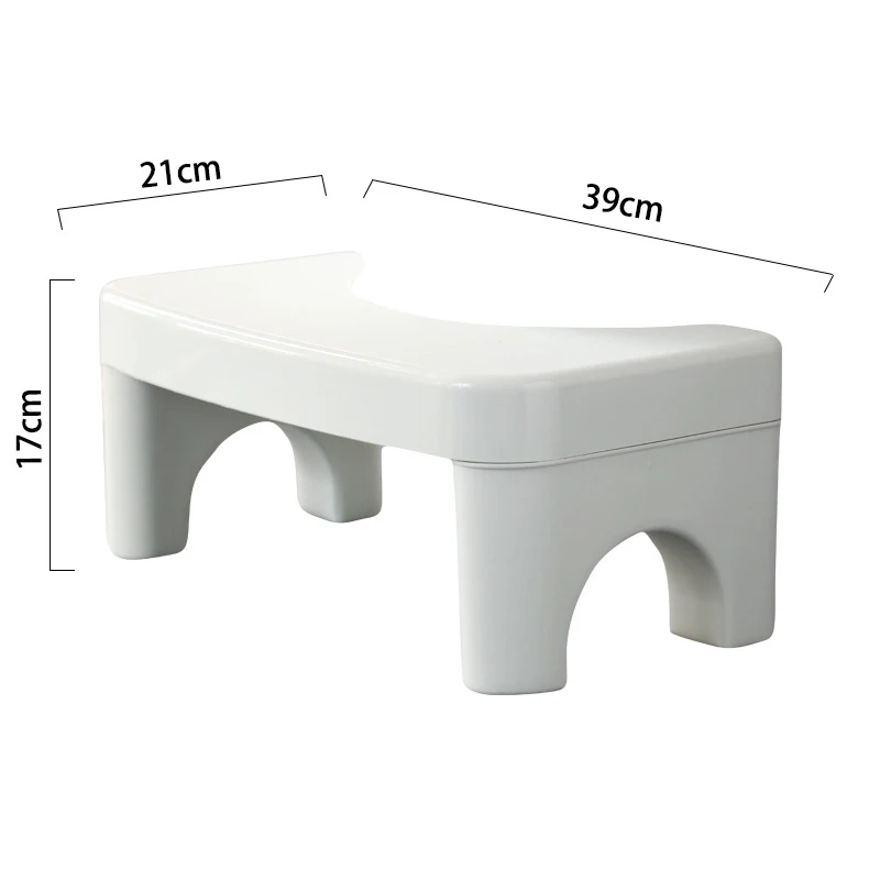 Non-Slip Squatty Potty Stool Portable Bathroom Squat Toilet Stools Step Seat Helper Children Step Stool Assistant Foot Seat Tool
