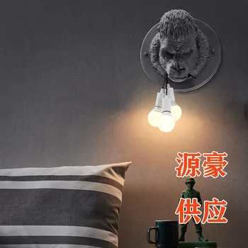 

loft luminaire wall lamp led corridor bedroom dining room luminaria de parede monkey lamp