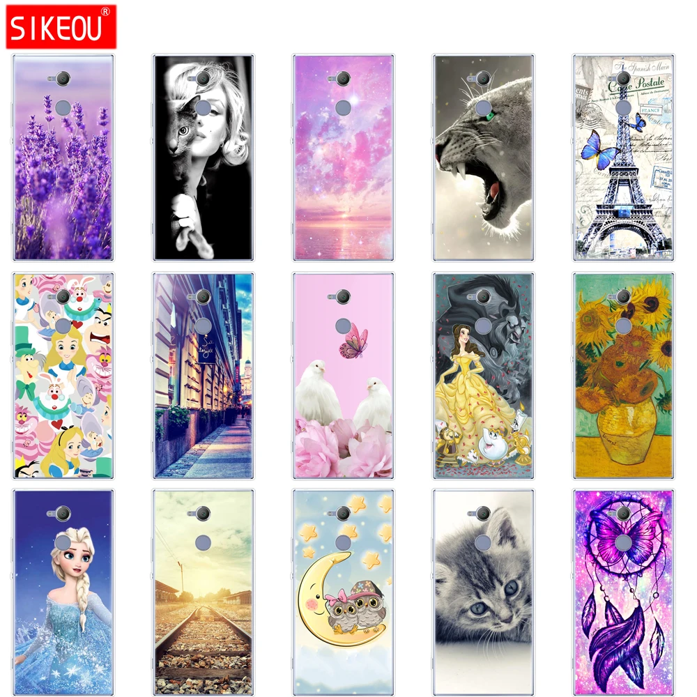 Силиконовый чехол для Sony Xperia XA1/XA2 /L1/L2 XA1 ULTRA/XA2 ULTRA/XA1 PLUS мягкие защитные сумки из ТПУ