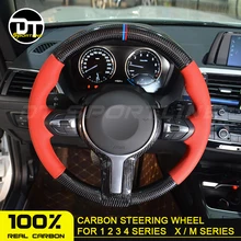 Обновление углеродное волокно Руль Подходит для BMW F87 M2 F80 M3 F82 F12 F13 M6 F85 X5 F86 X6 м F33 F30 M Sport
