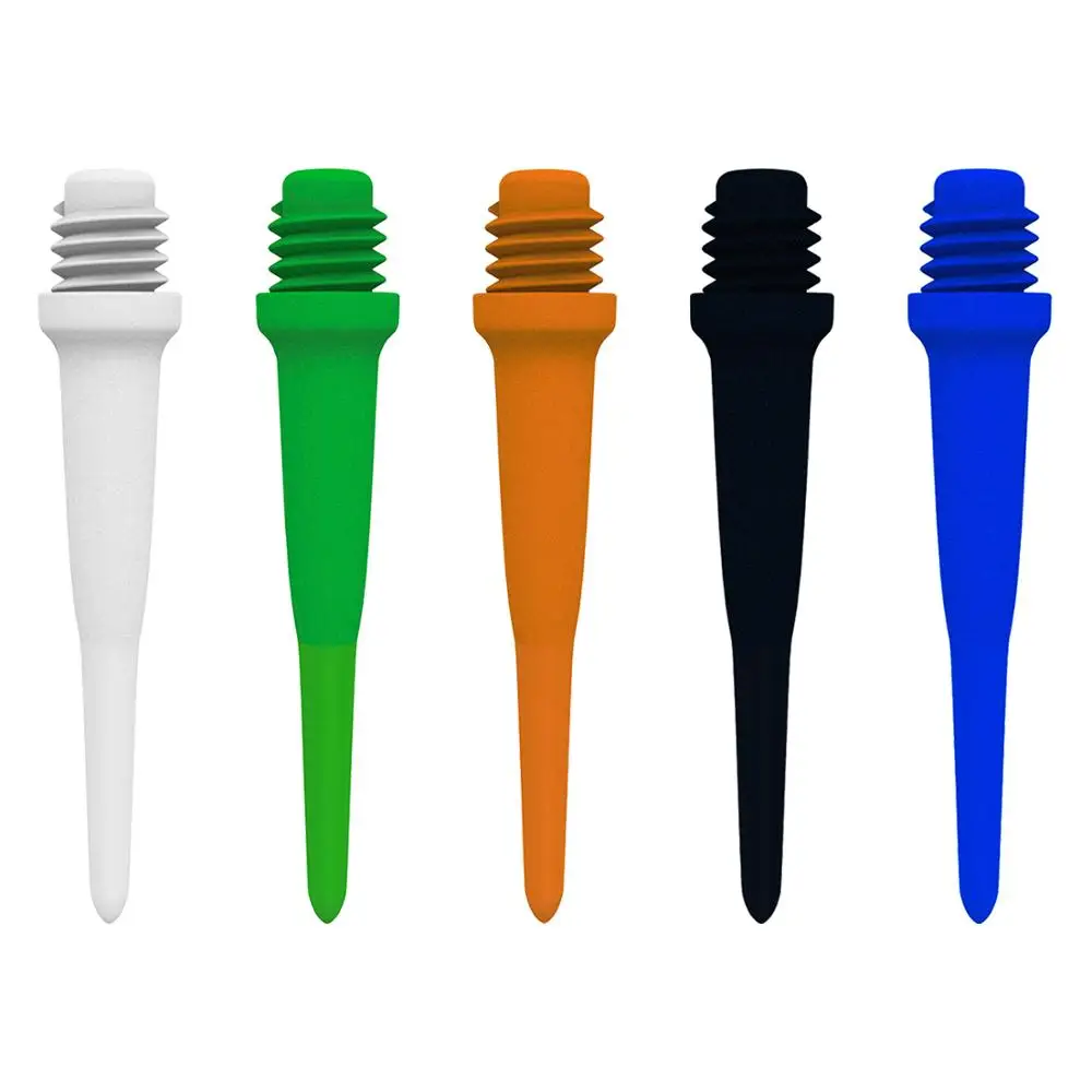 CyeeLife мягкие наконечники для дротиков Пластик 100Packs-2BA Дротика points-5Colors-CL21 стиль