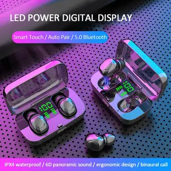 

Xg23 Tws Wireless Earphone For Ios Android Phone Bluetooth Headphone With Led Digital Display Touch Operation Smart Abs Headset
