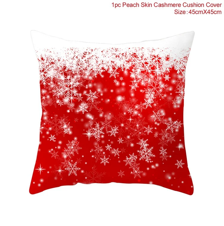 Navidad рождественские украшения для домашнего стола, Рождественская скатерть, прямоугольный Рождественский Декор, новогодняя - Цвет: Cushion cover 3