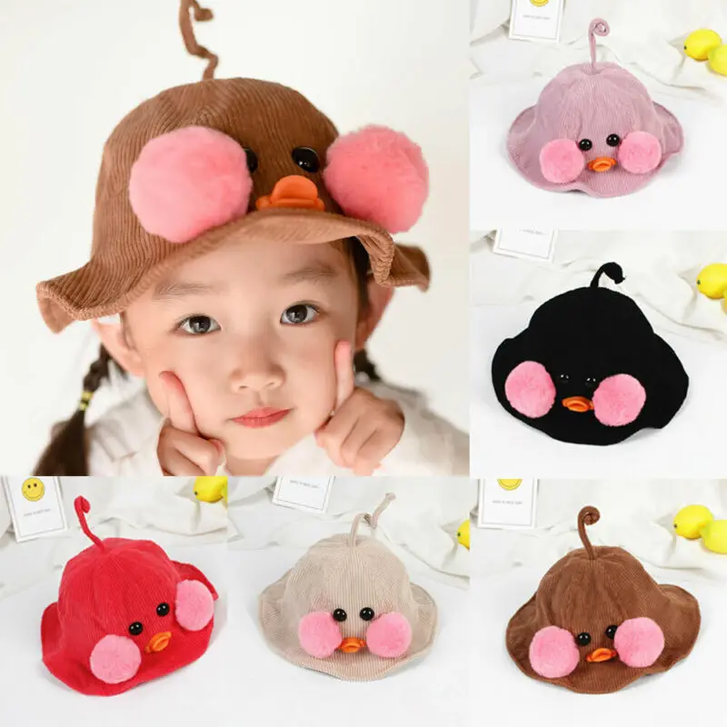 

New Baby Summer Outdoor Bucket Hat Kid Animal Panama Cap Sun Beach Caps Lovely Princess Brim Baby Girl Sun Hat Children 1-8Years