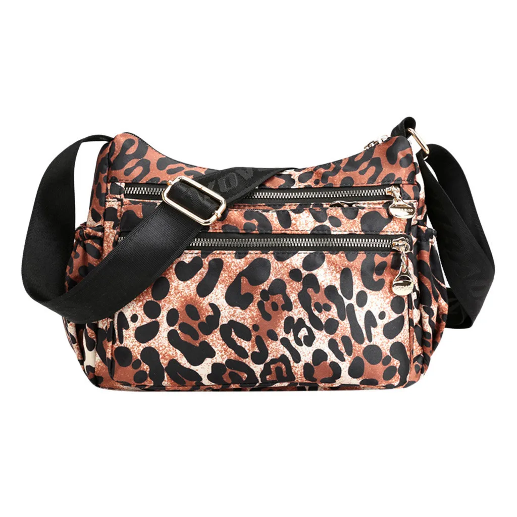 

Women Printed Ethnic Nylon Fabric Bag Waterproof Single Shoulders Messenger Bag 2020 Ladies Bags Vintage Handbags 0116