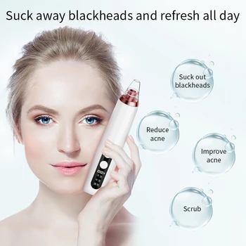 

Electric Pore Blackhead Cleaner Point Noir Vacuum Extractor Tool Black Spots Pore Cleaner Skin Care Facial Pore Cleaner Machine