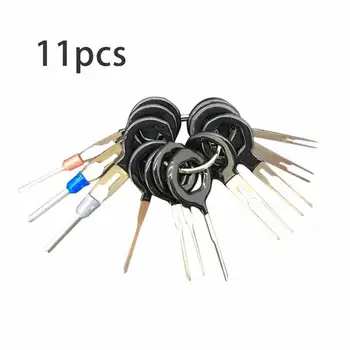 

Hot New 11pcs Car Terminal Removal Tool Wiring Connector Extractor Puller Release Pin 1mm 2mm 3mm