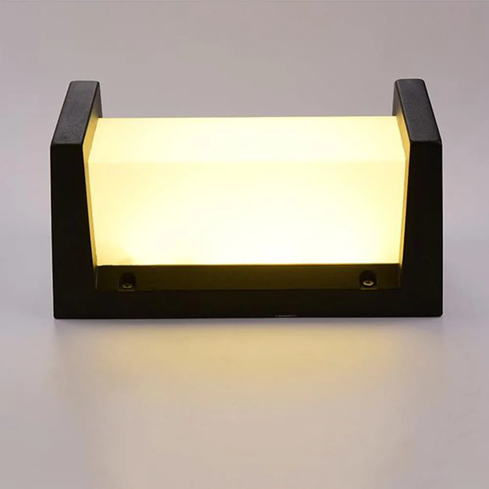 

Garden Wall Lamp Modern Decorations Home Use LED Light Simple Porch Courtyard Waterproof Outdoors Radar Rectangle Motion Sensor