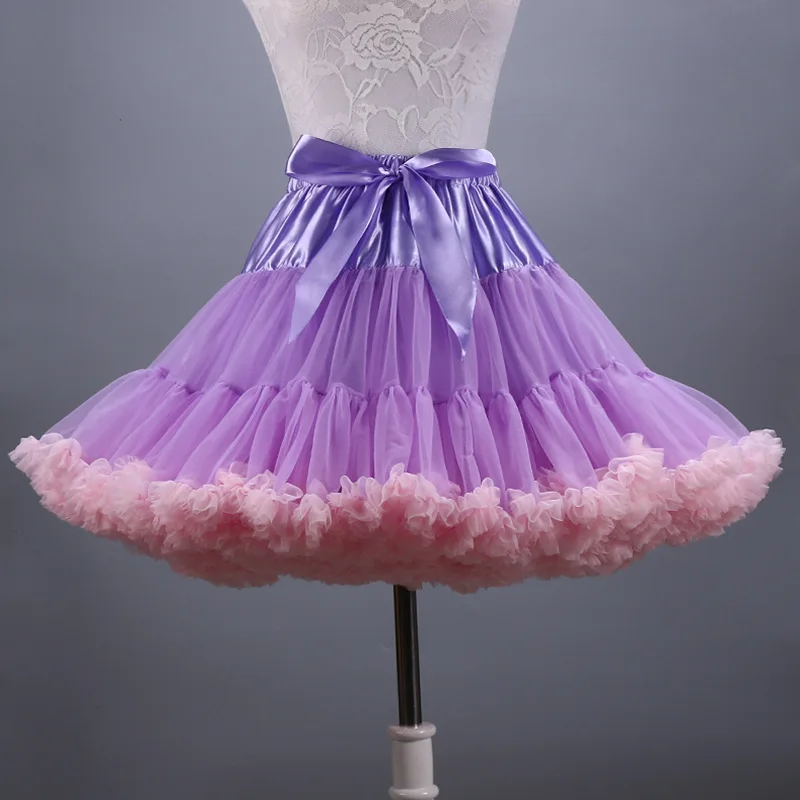 Adult Women Petticoat Mnini Tutu Skirt Ball Gown Dance Sexy Women Short Puffy Tulle Skirts petticoat skirt petticoat underskirt lolita petticoat tulle tutu skirt