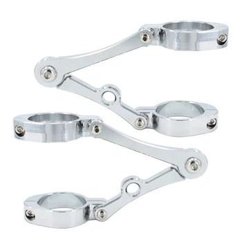 

Motorcycle Headlight Brackets Models 39Mm / 41Mm (Universal) Fork Tube Diameter Universal Fit for Ha rley /Honda / Kawasaki / Su