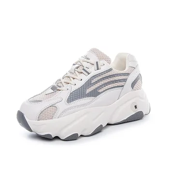 

Women's sports shoes 2020 new women's shoes running shoes thick bottom increased breathable ladies casual tennis shoes