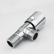 Треугольный клапан латунный горшок для камеры водонагреватель удлиненный угловой клапан четыре горячей и холодной общий переключатель водозапорный кран