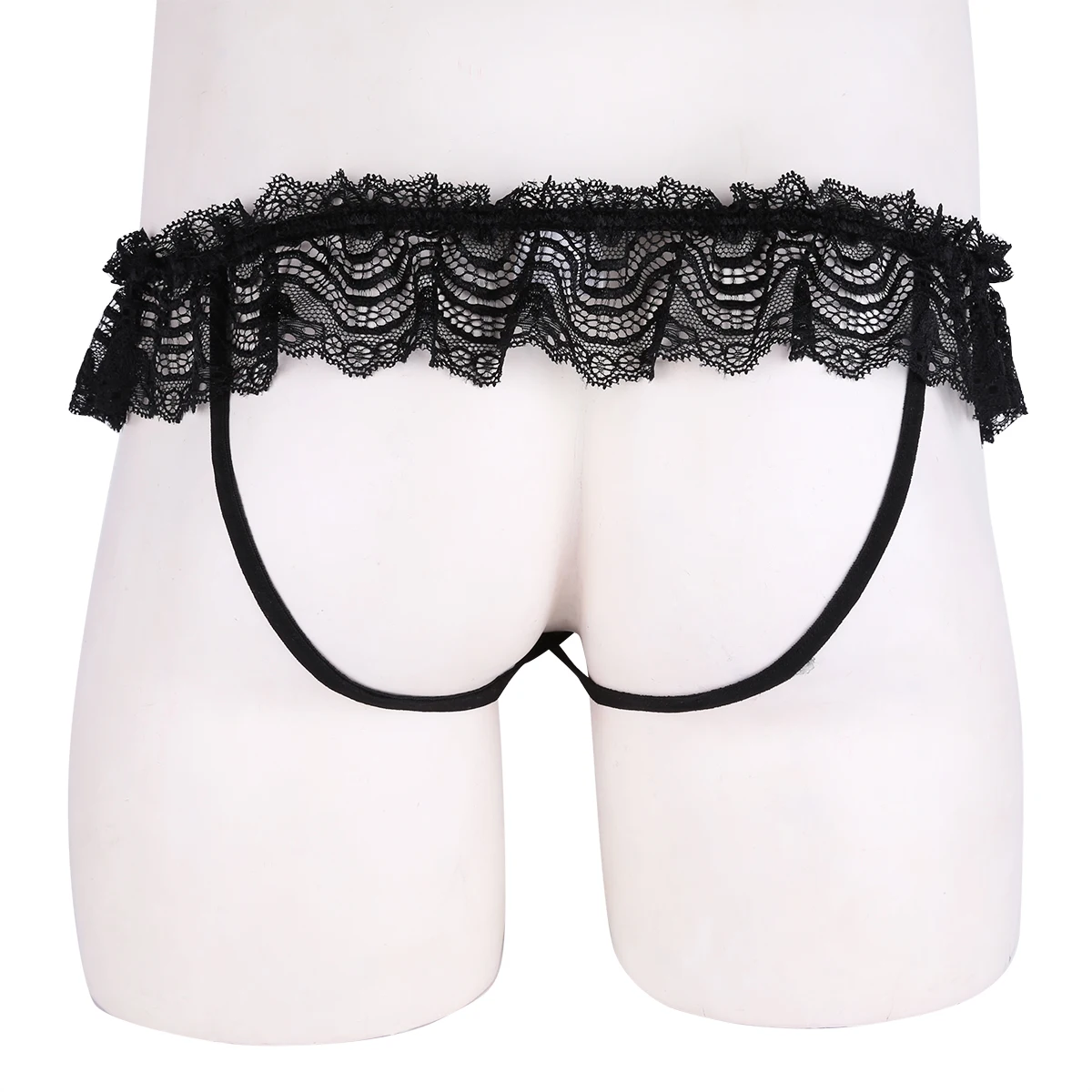 Lingerie Masculina EXTLPS - Saia Tanga Com Ligas Ajustáveis
