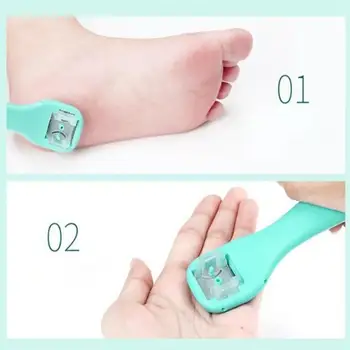 

Beauty Heel Cuticle Scraper Cutter Foot Care File Tool Callus Skin File Blades Pedicure Dead Razor Rasp Exfoliating Foot Re H7R9