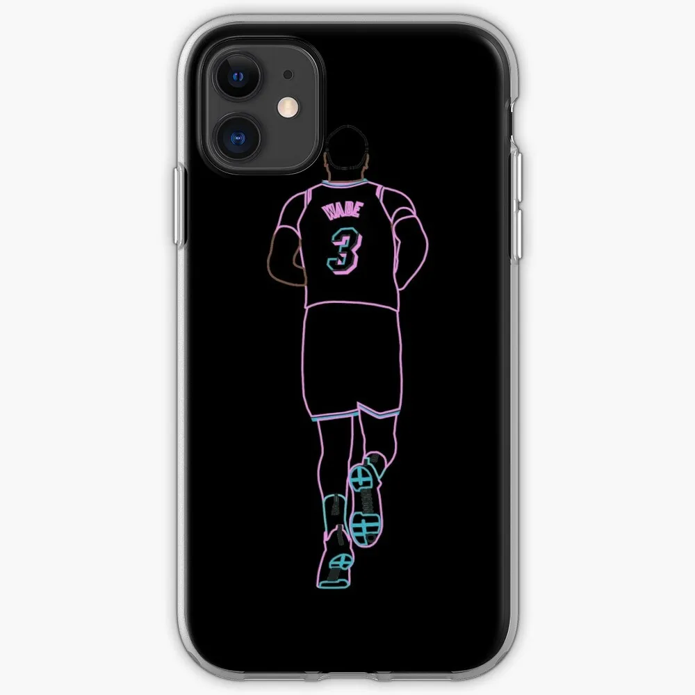 Dwyane Wade MiaSoft чехол для iPhone 7 8 6 6s Plus 5S 4 силиконовый прозрачный X Xs 11 Pro Max