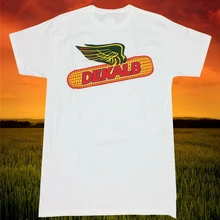 New Dekalb Corn Harvest Mens White Vintage T-Shirt Customize Tee Shirt