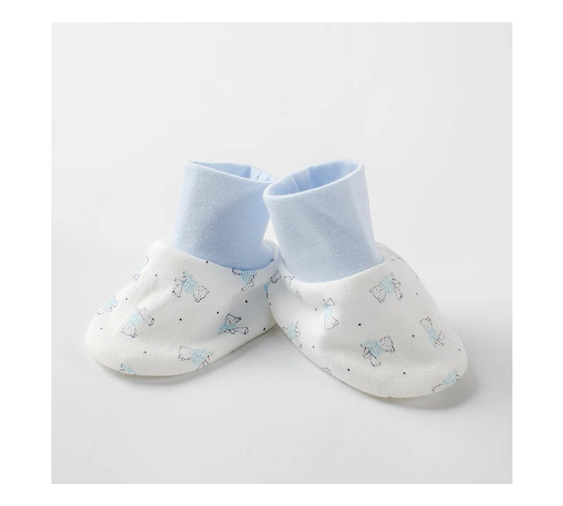 Перчатки для новорожденных мальчиков и девочек, перчатки без царапин, варежки из хлопка для детей 0-12 месяцев