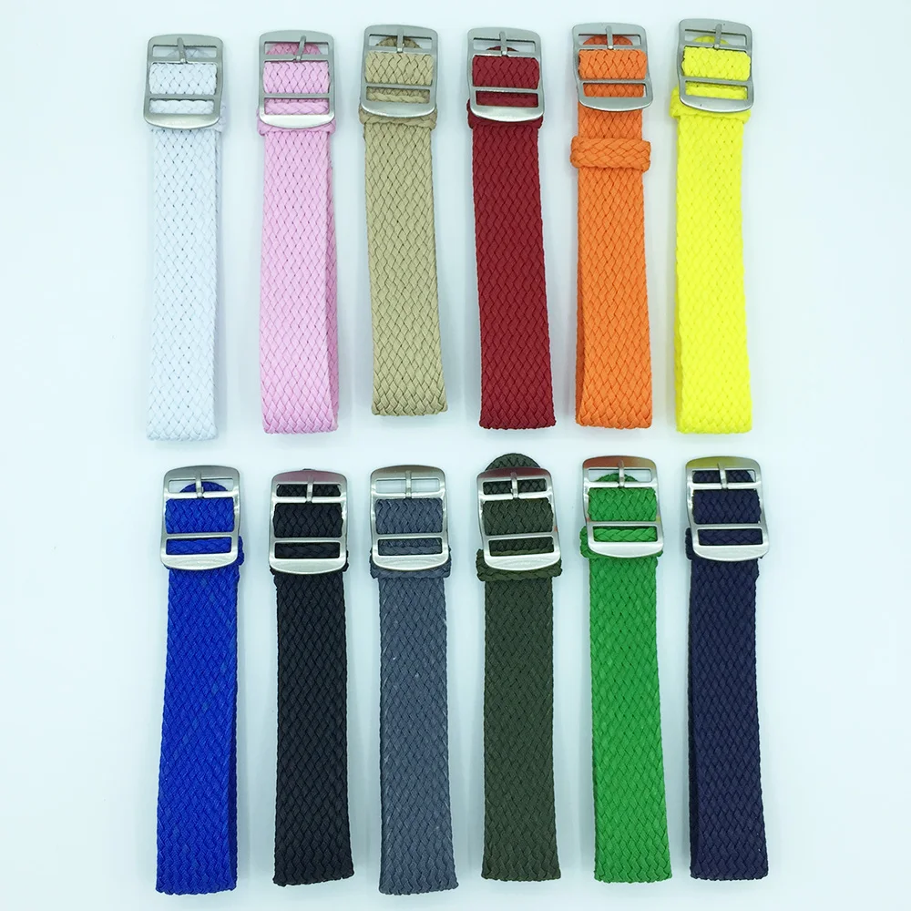 Nylon Straps Perlon Weave Watch Band 14mm 16mm 18mm 20mm 22mm Watchband for DW Replacement Accessories Blue Red Orange | Наручные часы
