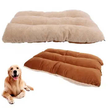 

New Pet Cushion Blanket Removable and Washable Plush Pet Bed Mat Comfortable Cushion for Large Dog Cat Pet Pet Blanket Tools