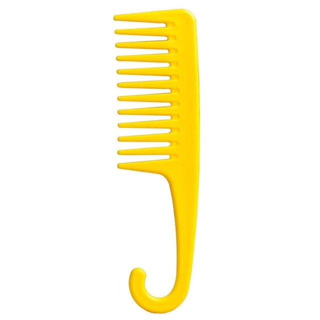 Wide Tooth Comb Detangling Hair Brush, Premium Care Handgrip Comb, Apply to For Curly, Wet, Dry, Thick Hair