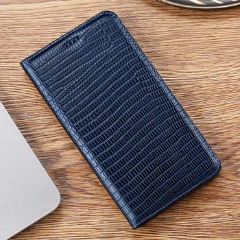 

Lizard Grain Genuine Flip Leather Case For Xiaomi Mi Max Mix Note 2 3 2S Pocophone Poco F1 F2 Pro Cell Phone Cover Cases
