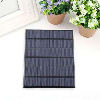 

Newest Solar Panel System Charger 3.5W 6V Charging for Mobile Phone Power Bank Camping garden decoration