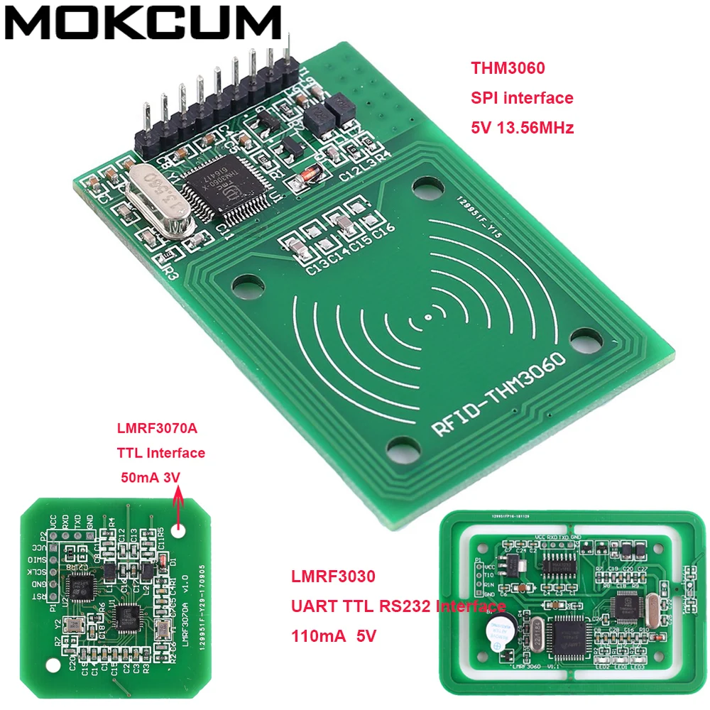 3 в 5 В LMRF3070A LMRF3060 THM3060 макетная плата UART ttl SPI интерфейс мультипротокол карты RFID считыватель писатель модуль