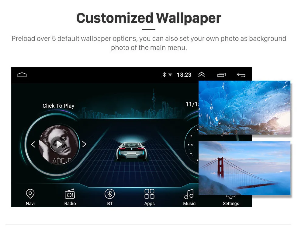 Top Harfey 9" Android 8.1 GPS Car Radio car Multimedia Player For 2011 2012 2013 2014 KIA PICANTO Morning HD 1024*600 Touch Screen 10