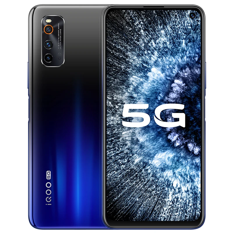 In Stock Vivo Iqoo Neo 3 5G Smart Phone 48.0MP+16.0MP+8.0MP+2.0MP 6.57" 144HZ 44W Charger Snapdragon 865 Android 10.0 Face ID 8gb ram ddr4