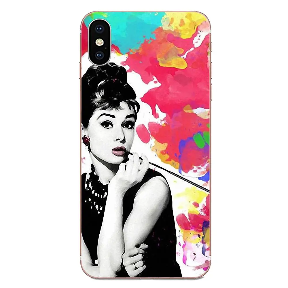 Чехол из ТПУ с рисунком Одри Хепберн I Believe In Pink для Huawei Honor Mate Nova Note 20 20s 30 5 5I 5T 6 7I 7C 8A