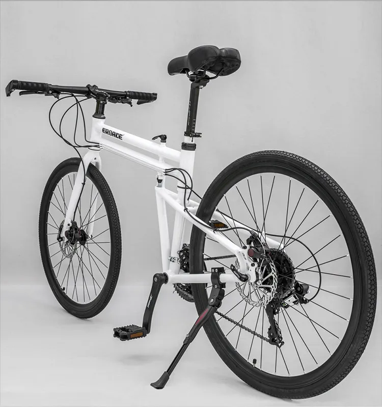 Flash Deal New Brand Folding Bike Aluminum Alloy Frame 26 inch Wheel 24/27 Speed Dual Disc Brake Road Bicycle Bicicleta 16