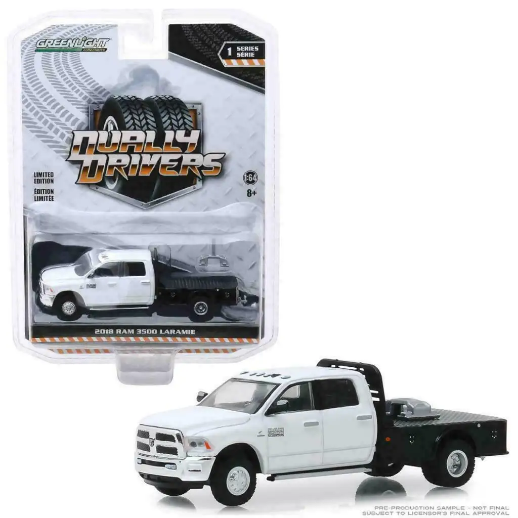 

GL 1:64 2018 DODGE RAM 3500 LARAMIE DUALLY FLATBED TRUCK alloy model Car Diecast Metal Toys Birthday Gift For Kids Boy