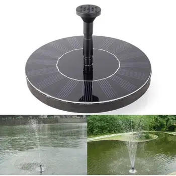 

Solar Power Water Fountain Pump Solar Bird Bath Fountain 7V/1.4W Water Floating Pond 30-65cm Garden Decor Lawn Decoration