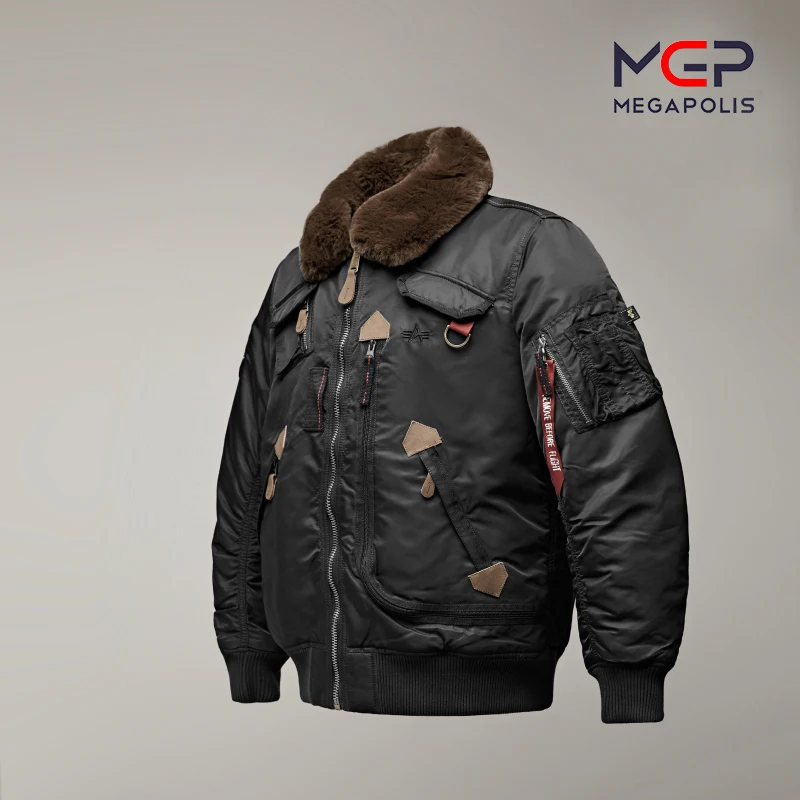 Men's winter short stylish jacket, insulated with sintepon 2021