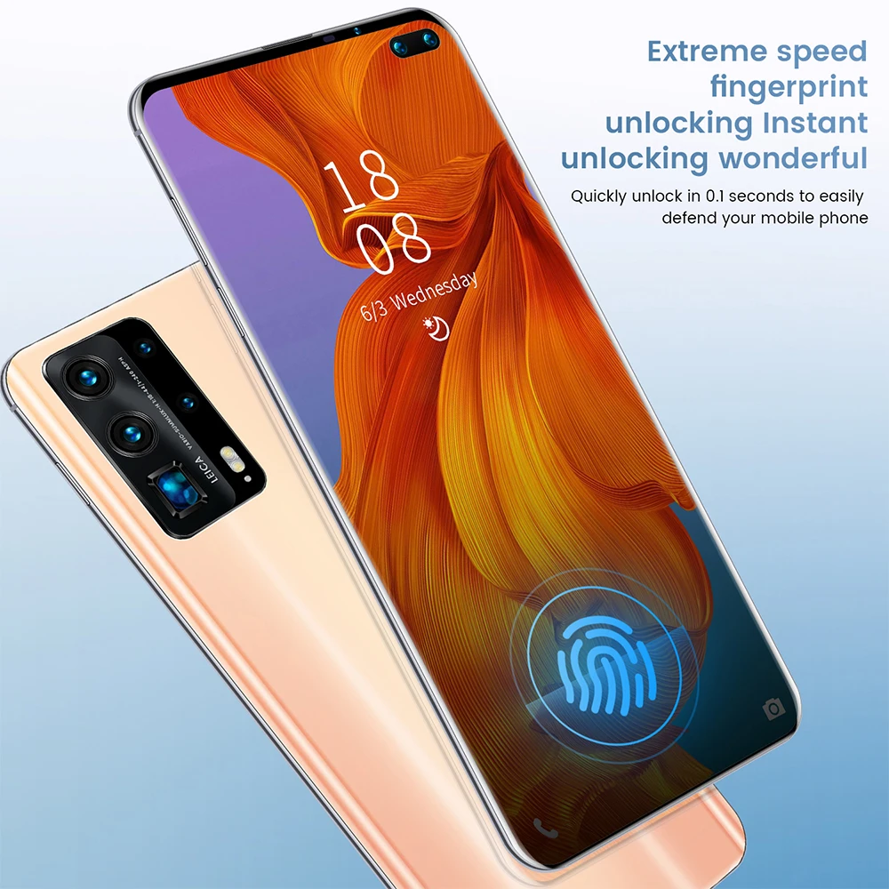 Mobile Phone i12 Pro Rear Quad Camera 20MP Selfie