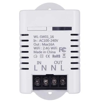 

2.4G Wifi Switch 16A Remote Wireless Switch Smart Light Alexa Google Home Home Automation Ifttt Ewelink App Control