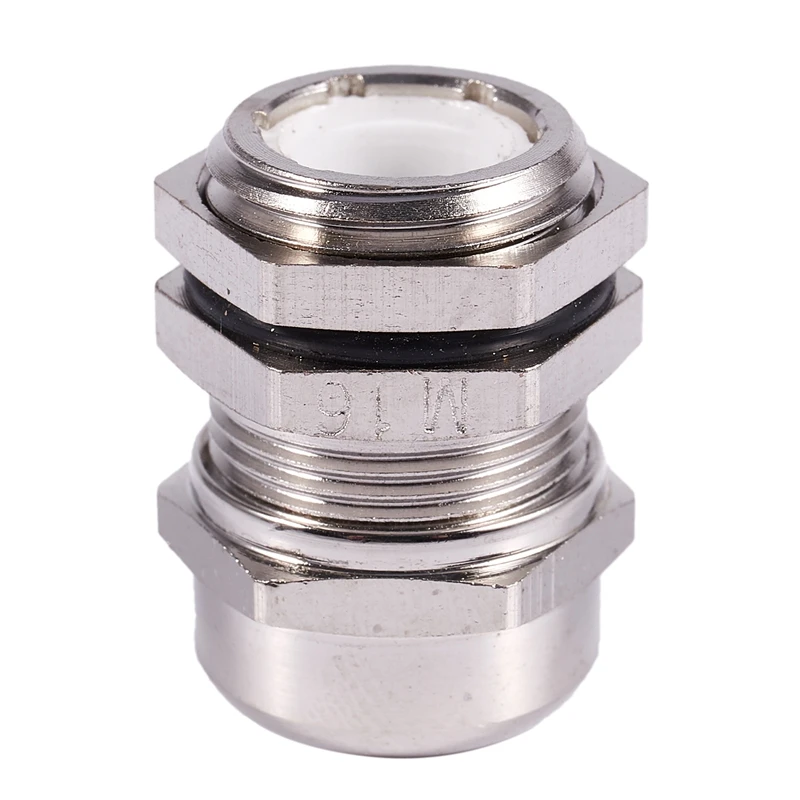 8.0 mm metal silver 4.0 cable gland M16 connection