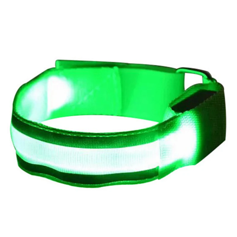 LED Reflective Light Arm Armband Strap Safety Belt For Night Running Cycling Outdoor Activities Safe Decor